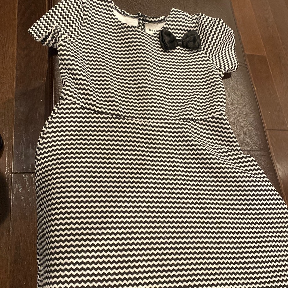 Black and white dress